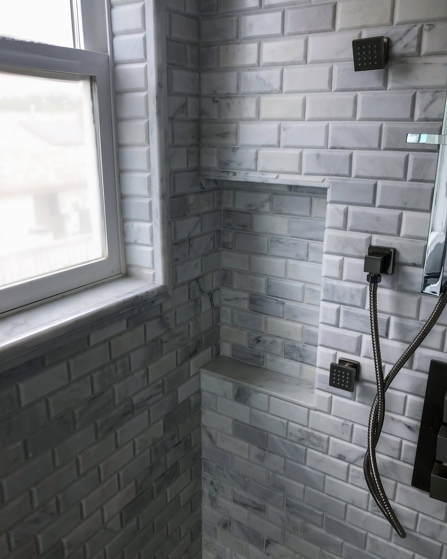 Beveled Marble Niche
